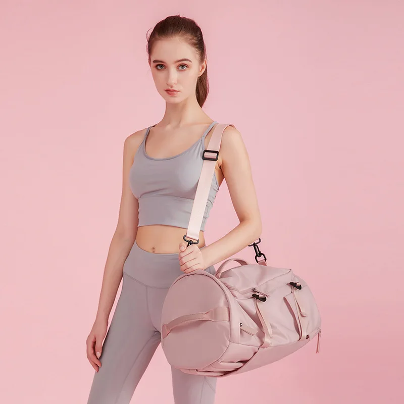 Large Capacity Travel Duffel Bag Women's Men's Weekend Clothing Organizer Waterproof Sports Yoga Swim Backpack With Shoes Pack