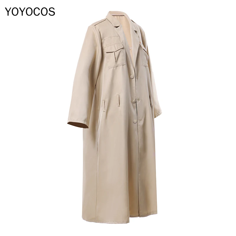 Костюмы для косплея YOYOCOS атака на Титанов Униформа новинка 2021 Бежевый длинный