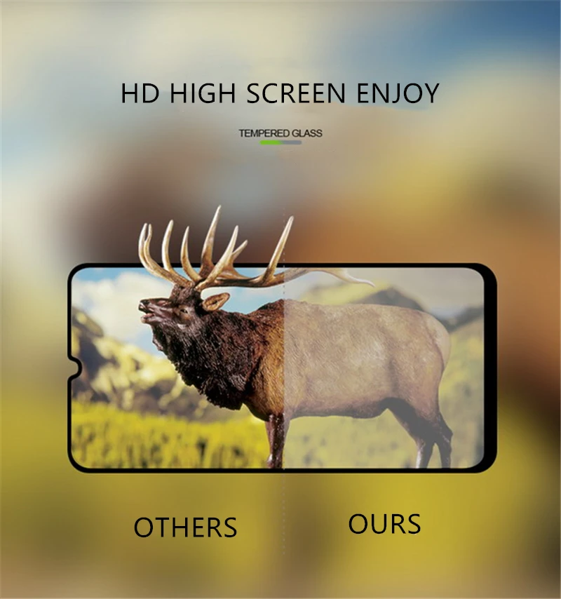 Funda completa de vidrio templado para Samsung Galaxy A50S, Protector de pantalla, pegamento completo, vidrio de seguridad para Samsung A50S, A50 S, A50, 2 uds.-2