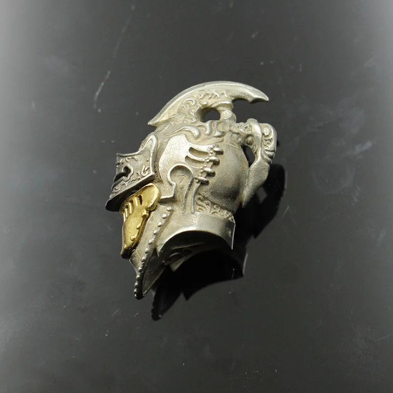 Roman Knight Helmet Pendant Brass Creative Fashion Retro Jewelry Accessories Knife Beads