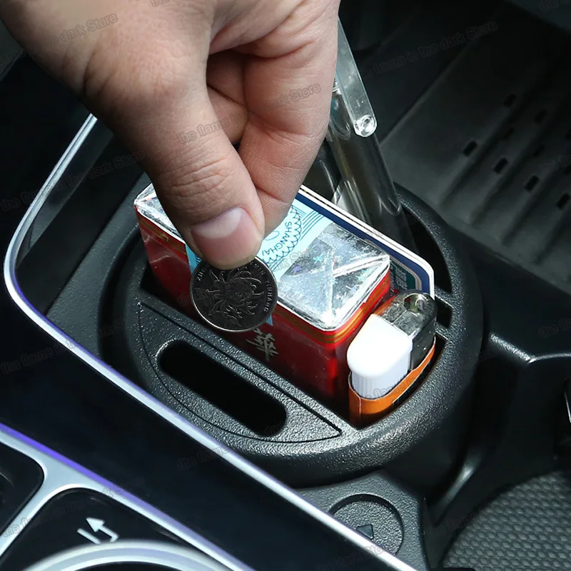 Lsrtw2017 Abs Car Cup Storage Box for mercedes benz glc class x253 c253 amg 300 250 200 350 2015 2016 2017 2018 2019 2020 | Автомобили и