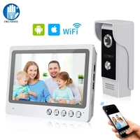 wifi wireless video intercom system for home indoor monitor doorbell with ir outdoor camera app remote unlock photo recording