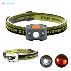 Портативный Миниатюрный светодиодный налобный фонарь, 4 режима, s фонарь, посветильник фонарь, светильник для кемпинга, рыбалки, езды на велосипеде