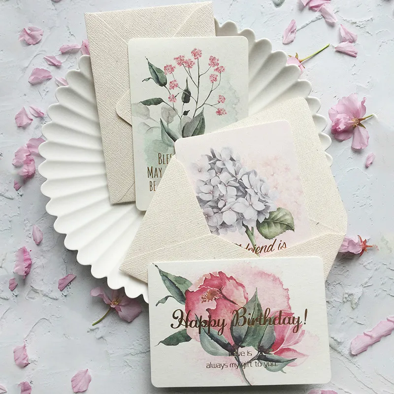 Конверты с текстурой мешковины 4 шт. канцелярские товары бумажные подарочные