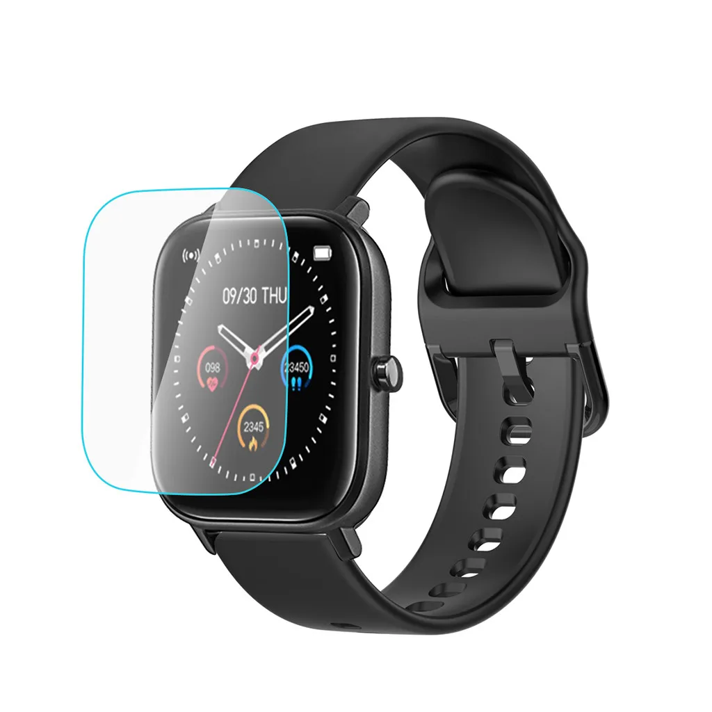 

2PC Smart Watch Screen protection film Tempered Glass HD Film Screen Protector For P8 1.4inSmart Bracelet Wristband FG