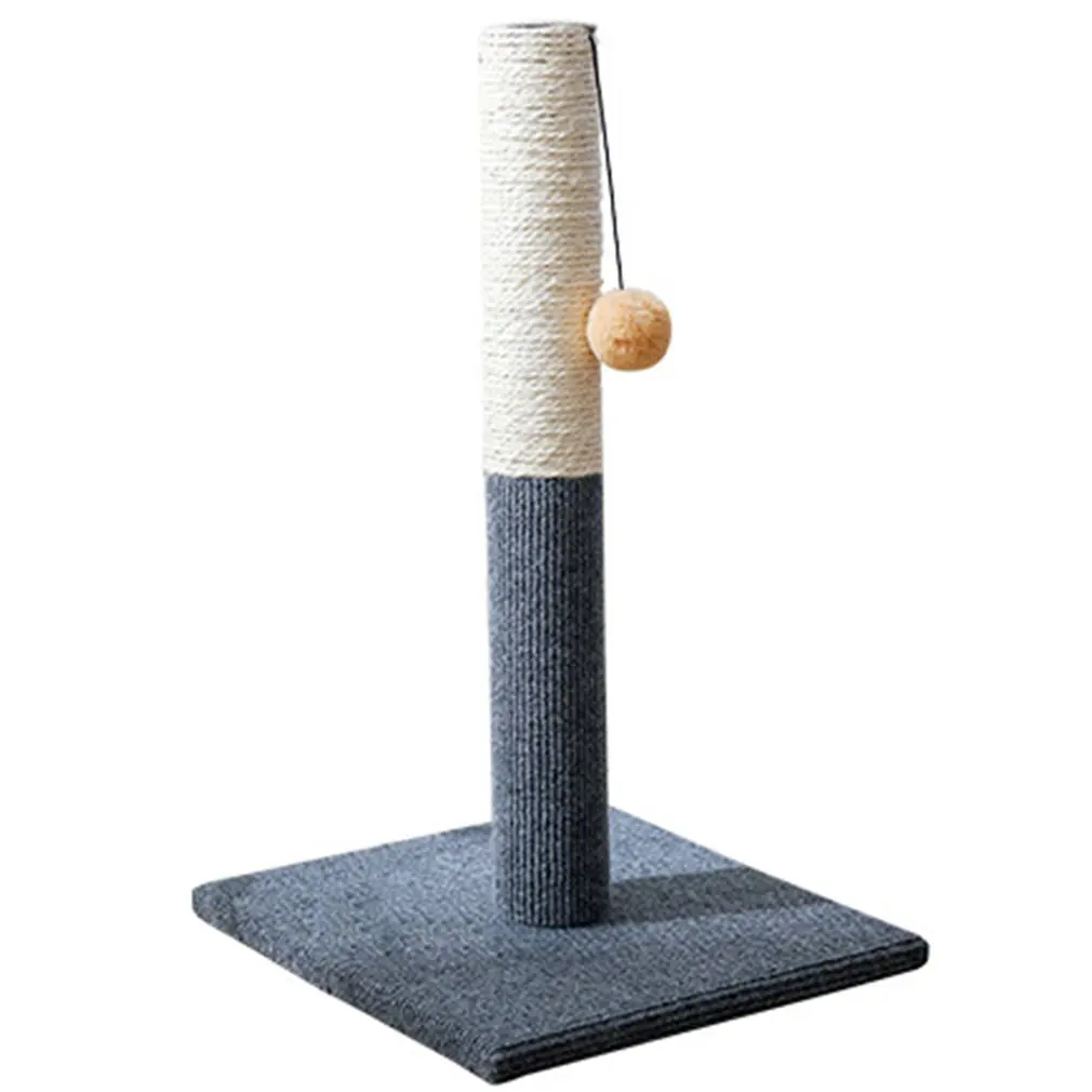 

Игрушка для домашних животных Sisal, Когтеточка для кошек, котят, скалолазания, башня для прыжков с мячом, скребок для кошек, защитная мебель