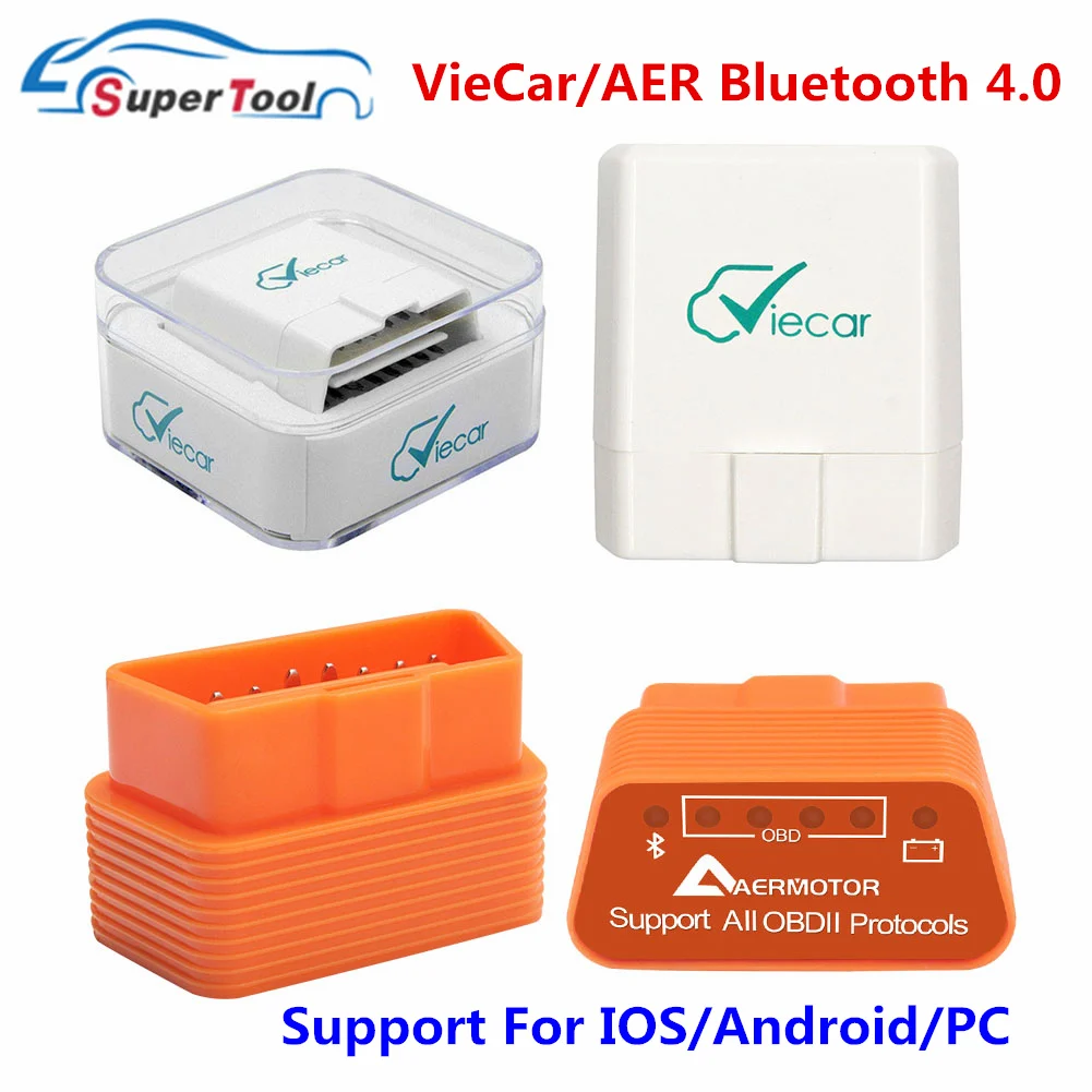 OBD2 Viecar V1.5 Bluetooth 4,0 Viecar ELM327 Bluetooth 4 Viecar автомобильный радар-детектор Viecar V1.5 ELM327 Bluetooth 4,0 сканер кода