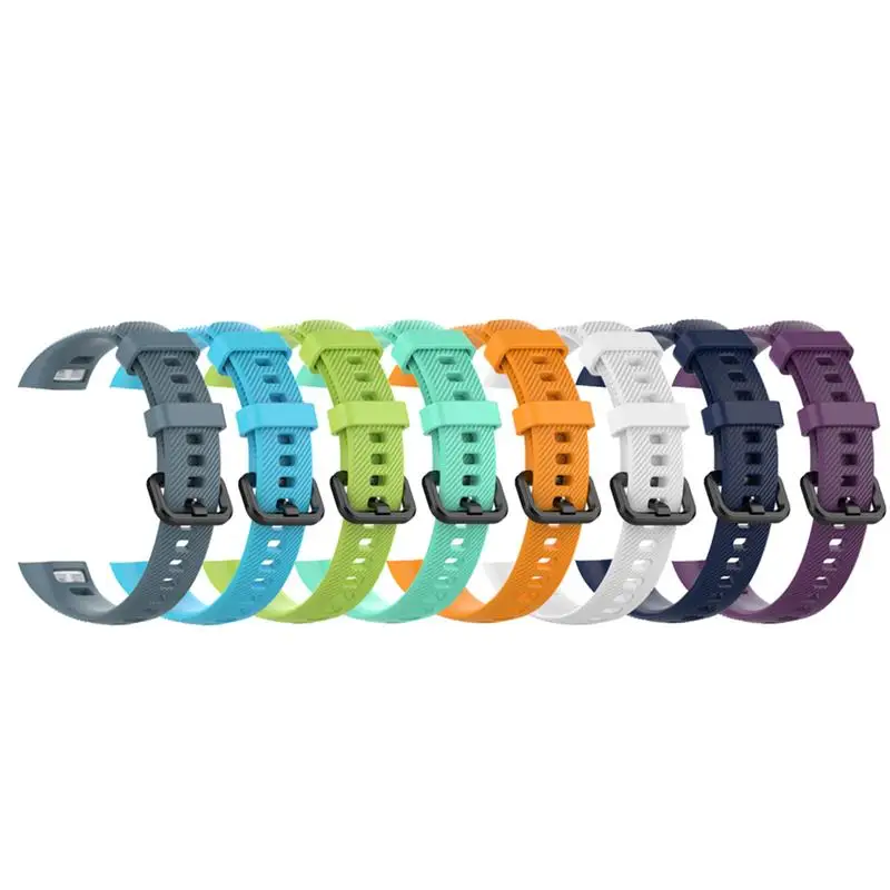 

New Watchband Silicone Adjustable Watch Band Replaceable Buckle Watchband Replacement for Huawei Honor 4/5