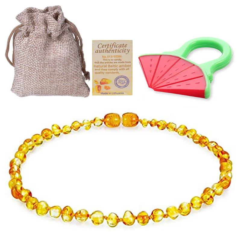 Ожерелье для прорезывания зубов младенцев противовоспалительное детское