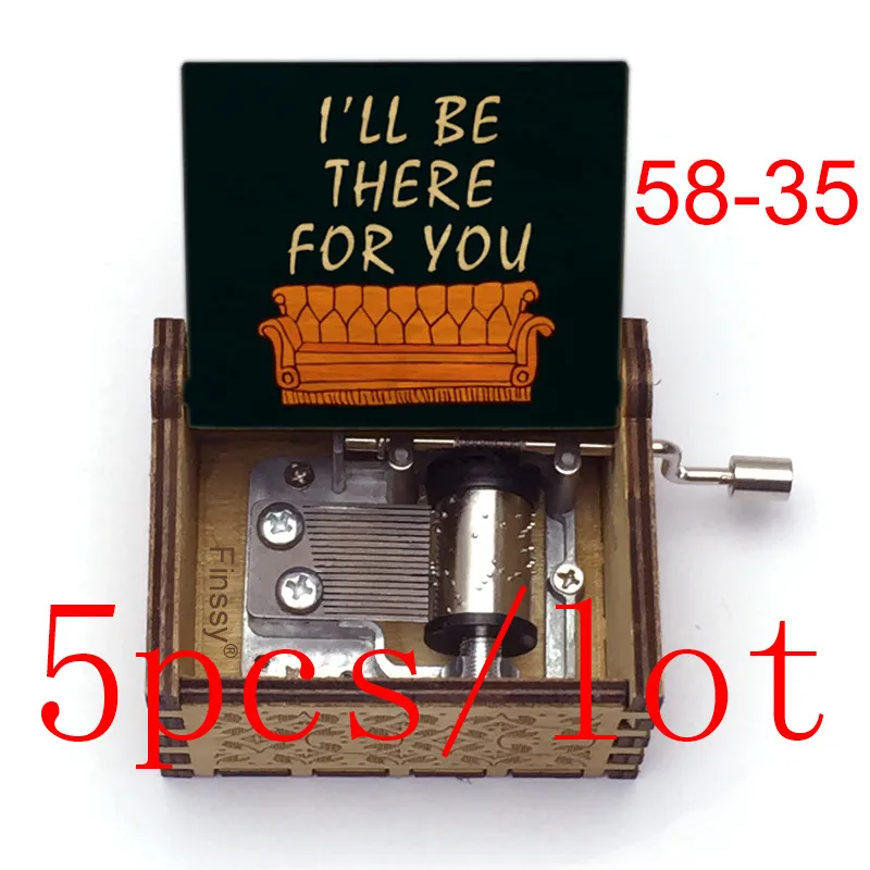 5 шт./лот музыкальная тема для ТВ-шоу Друзья я буду там вас печать фигурок