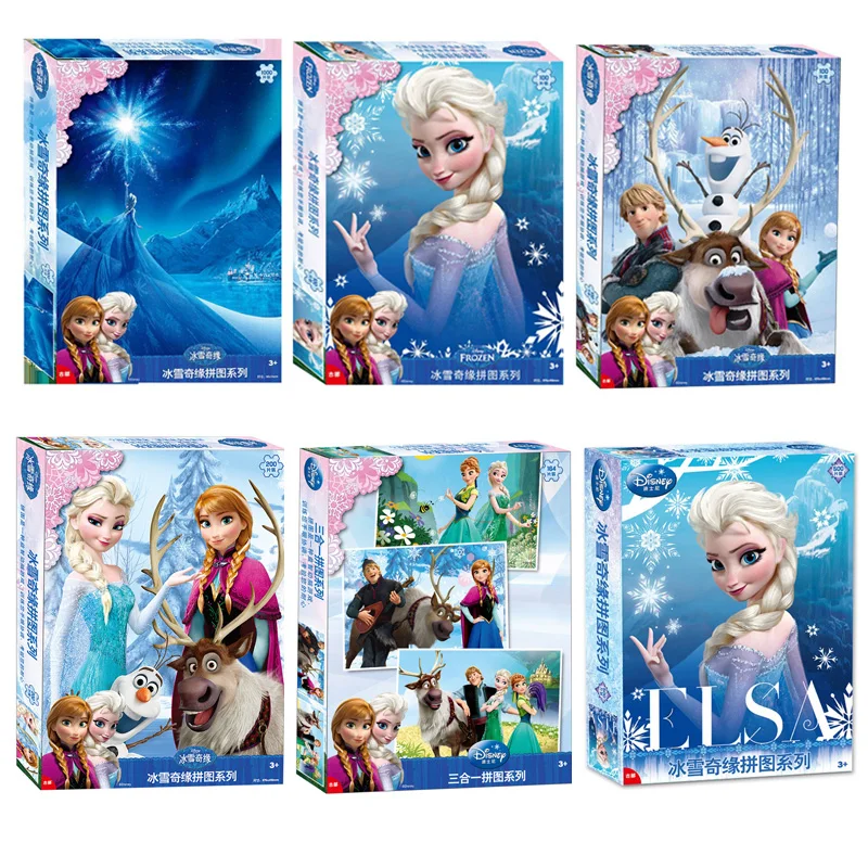 Disney Frozen 2 Снежная королева Эльза Анна 3D DIY картинка головоломка головоломки для