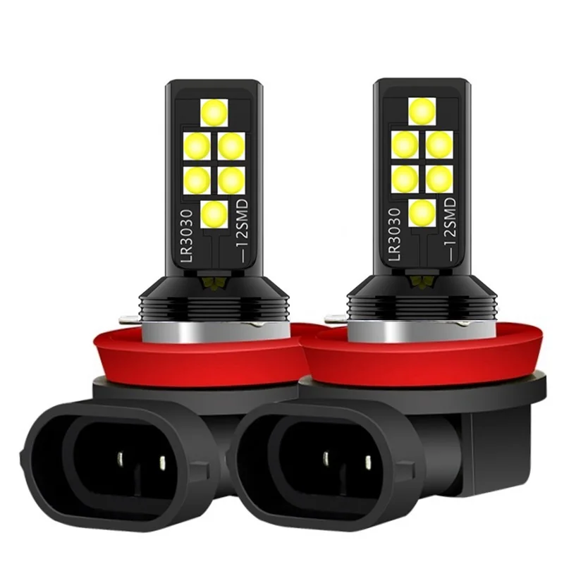 

2Pcs H1 H3 H7 H8 H9 H11 9005 HB3 9006 HB4 881 880 H27W LED Anti-Fog Lamp Car Driving Light Auto Front Foglamps Bulb White Yellow