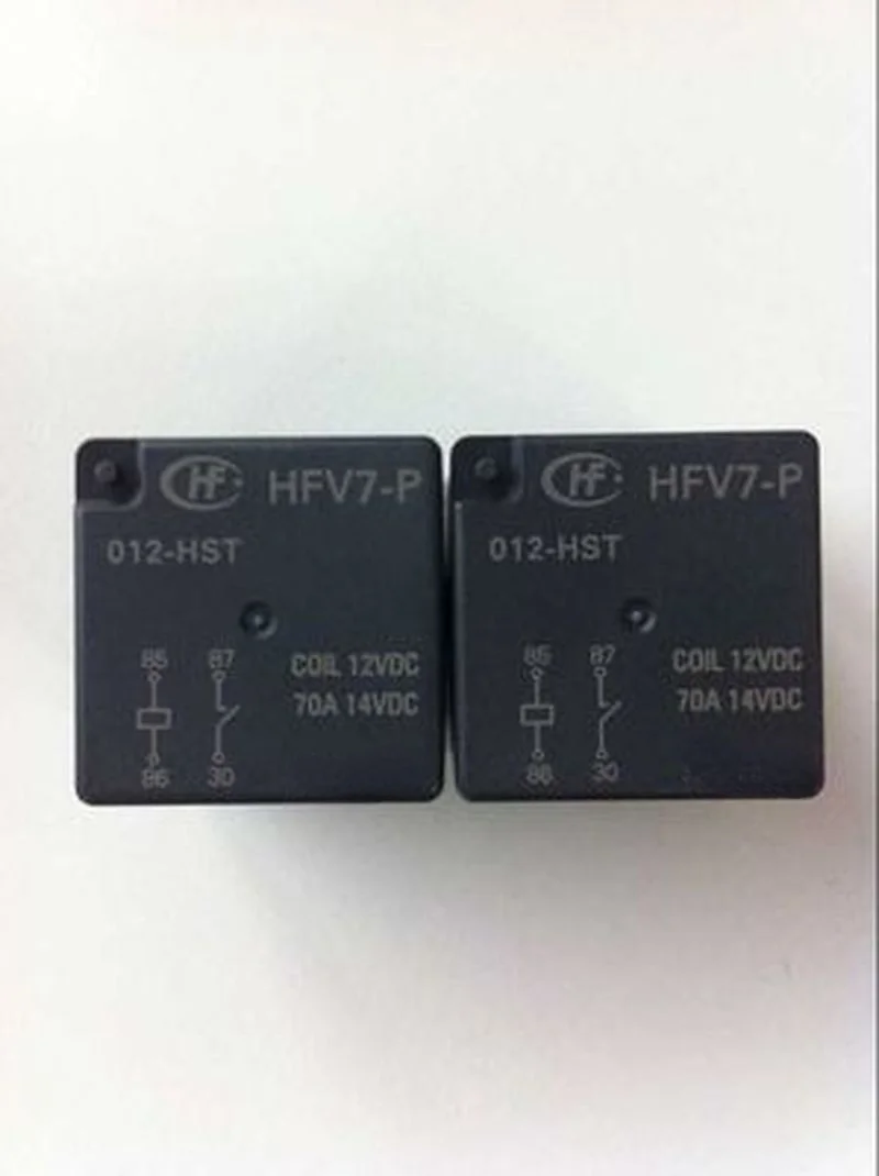 

10Pcs HFV7-P-012-HST Relay 12VDC High Current 70A HFV7-P-012-HST
