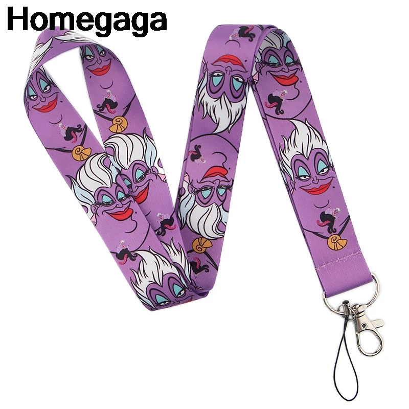 Homegaga Ursula Lanyards ремешок на шею ткань id бейдж держатели для телефонов ожерелье аксессуар для брелок для ключей держатели тесьма ленты D2361
