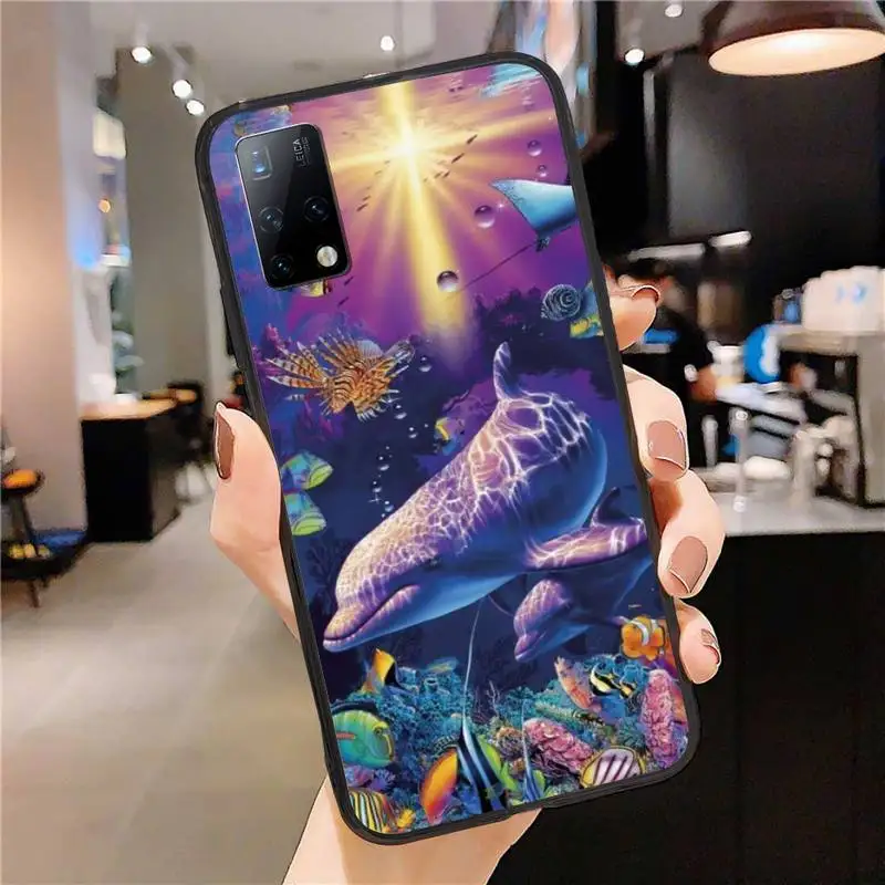 

Fish World Phone Case for Samsung Galaxy S10 S20 S21 5G Ultra Plus Lite Cover S9 S8 S7 Fundas Coque Etui