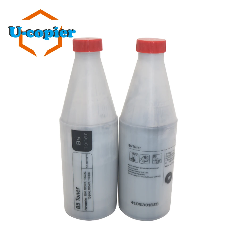 2 шт. Совместимость B5 Тонер порошок черного цвета для OCE TDS320 450 600 9600 400 TDS300 TDS400