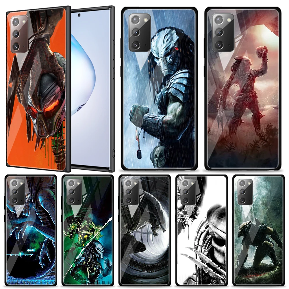 Закаленное стекло Alien vs Predator для Samsung Galaxy Note 20 Ultra 10 9 8 Plus Lite A70 A50 A40 A30 A20 A10, чехол для телефона