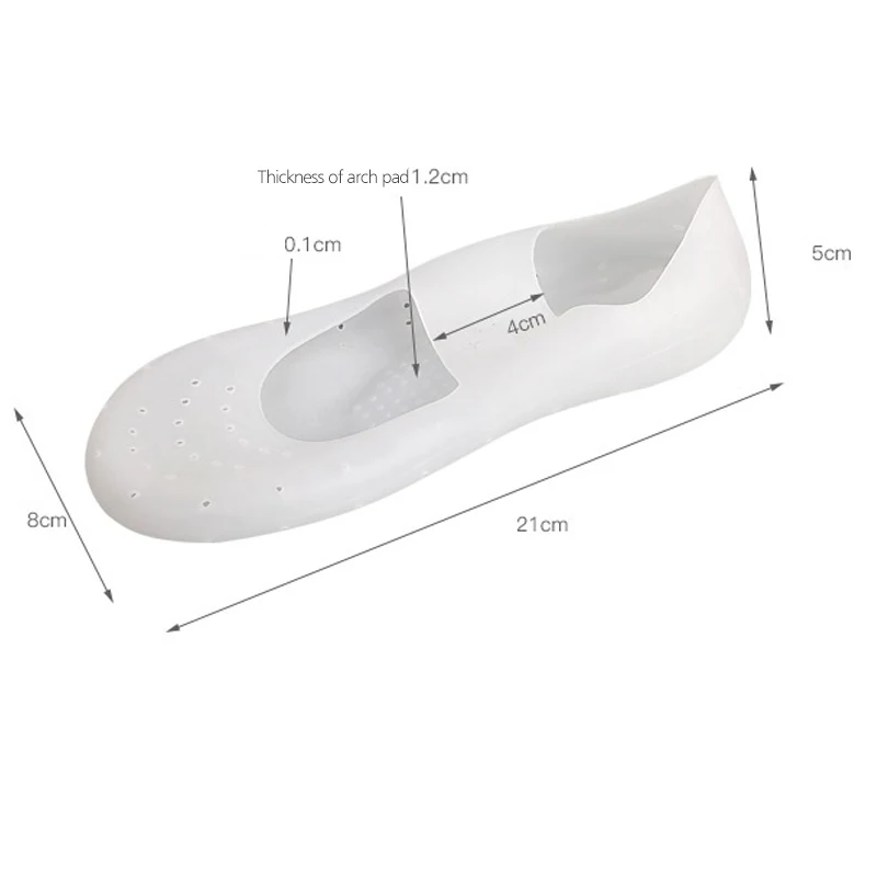 Силиконовые гелевые компрессионные увлажняющие носки поддерживающие