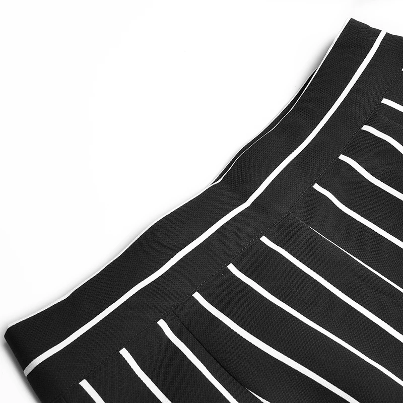 

Gedivoen Fashion Runway Spring Siut Women Batwing Sleeve Top And Striped Print Pants 2 TwoPiecesSet Female High Street Sets