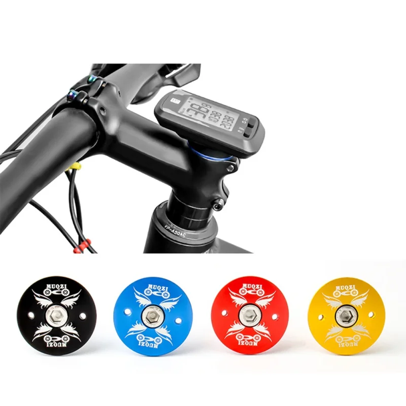 

Useful Headset Cover Code Table Conversion Seat Stopwatch Mount Bike Computer Holder Stem Top Cap Bike Mount Bracket