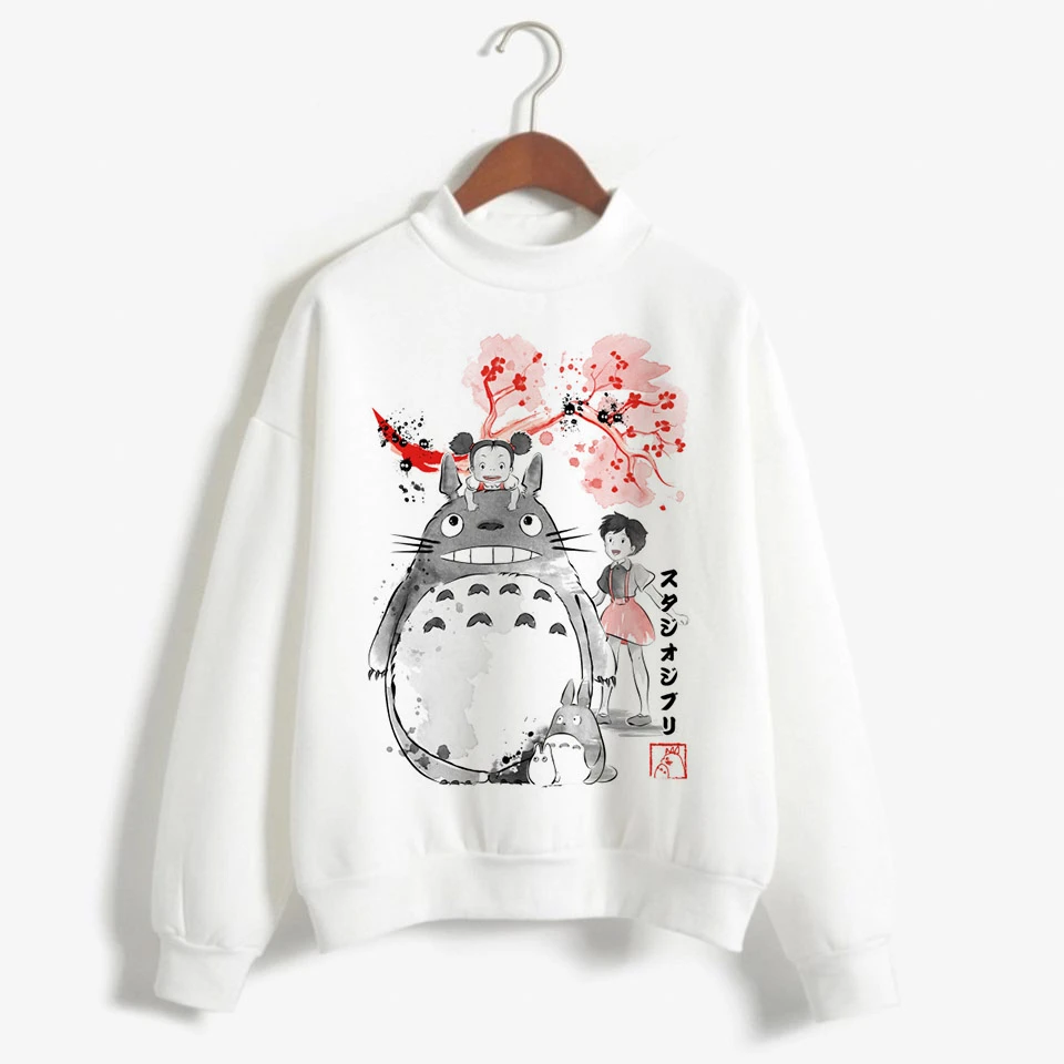 Totoro Studio Ghibli Kawaii Harajuku Толстовка для женщин Ullzang милый забавный мультфильм Новый