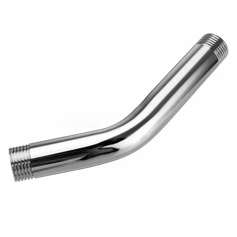 

Home Stainless Steel Shower Head Extension Head Extension Angled Shower Arm Extra Hose Pipe Bathroom Shower Bathroom Accessories
