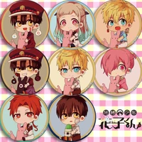 wholesale 8pcs anime badges toilet bound hanako kun cosplay nene yashiro badge brooch pin bedge set decoration bag button pin
