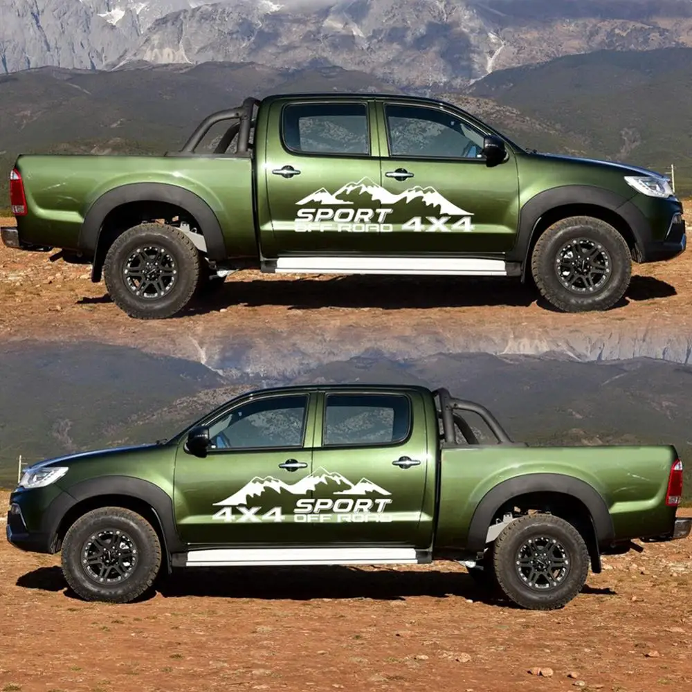 2 шт. графические виниловые наклейки и стикеры s 4X4 внедорожный автомобильный