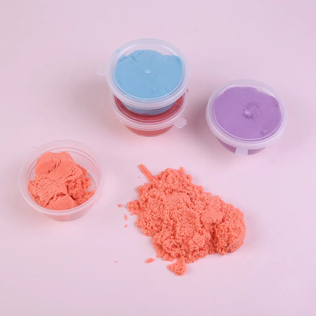 80 г динамический песок игрушки волшебная глина сделай сам мягкий не липкий