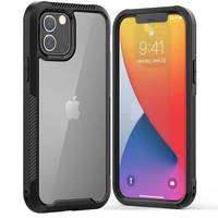 transparent tpu acrylic bumper case for iphone 13 12 11 pro max x xr xs max 8 7 6 plus se 2020 shockproof armor clear back cover