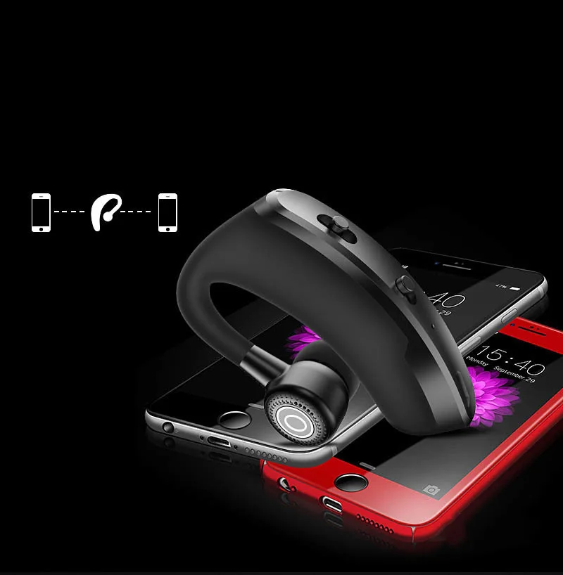 V9 наушники Bluetooth гарнитура беспроводная бизнес для вождения вызова спортивные