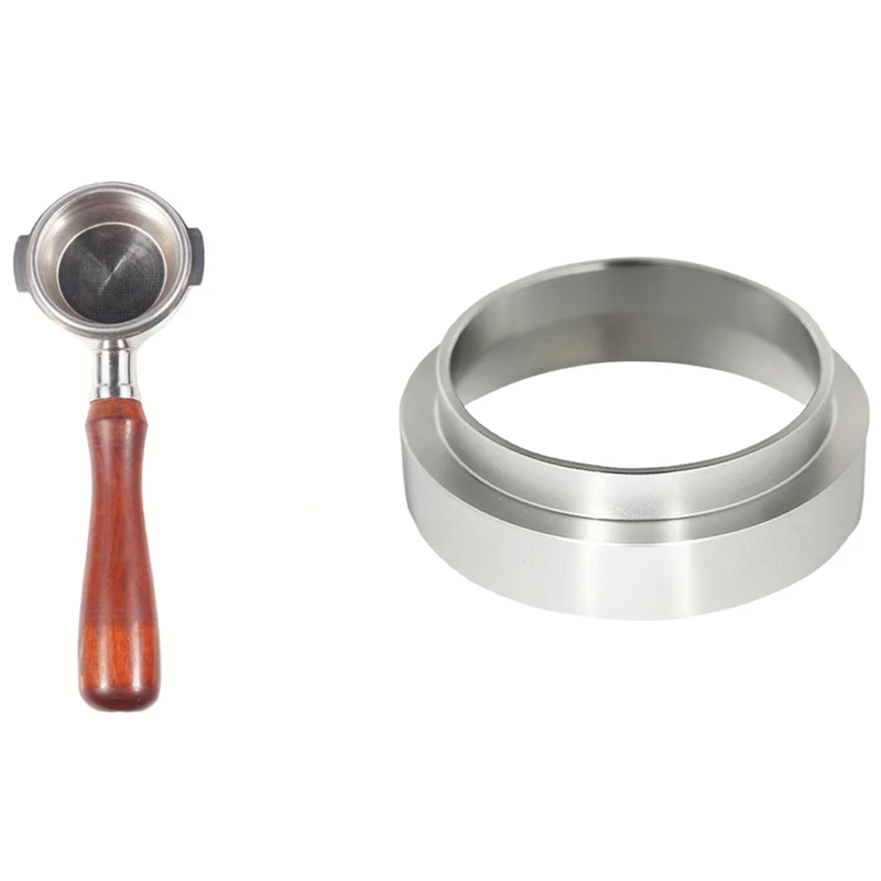 

EAS-Stainless Steel Coffee Dosing Ring Dosing Funnel With 58MM Modified Filter Coffee Machine Handle