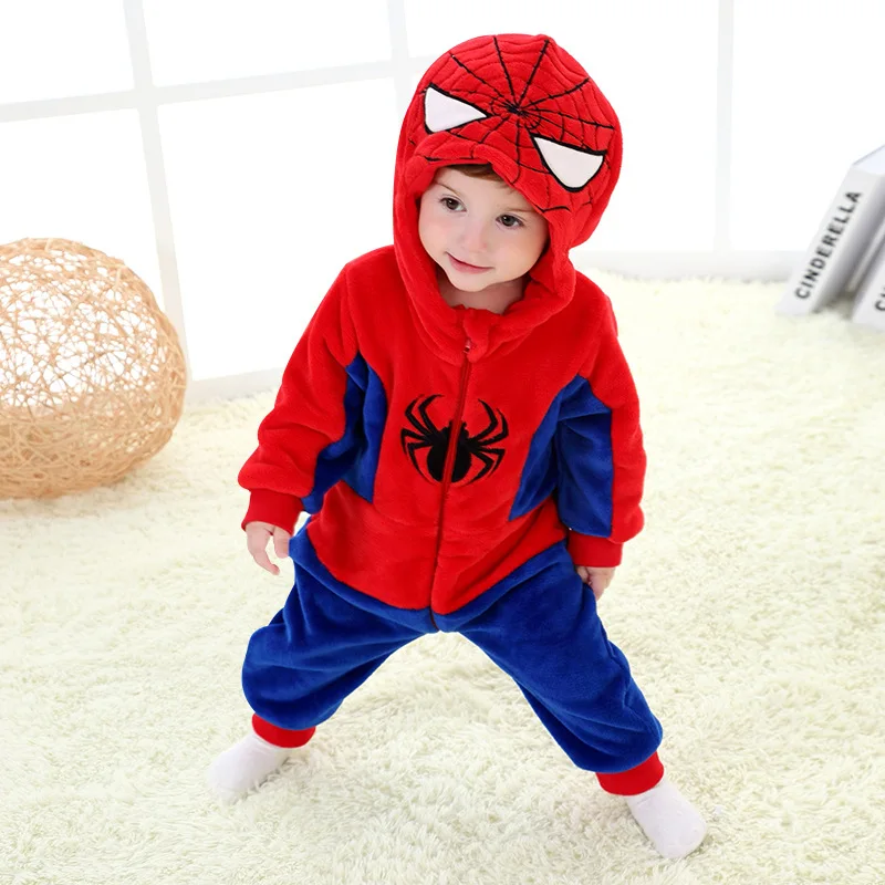 children's overalls rompers for baby clothes gir toddler boy With cap warm Onesies costume Outfitsr Kids things winter |