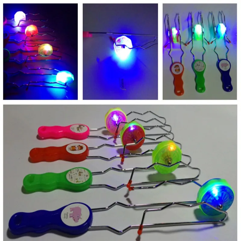 Мигающий трек игрушки йойо Магия спиннинг Топ гироскоп светящийся шар подарок