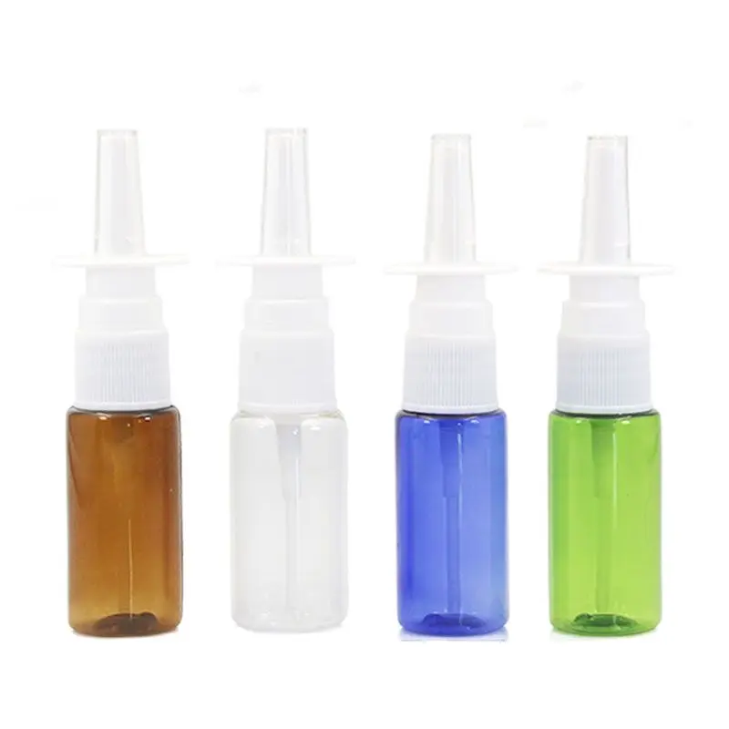 Пластиковая бутылка 15 мл прямая распылитель прозрачный контейнер для лекарств