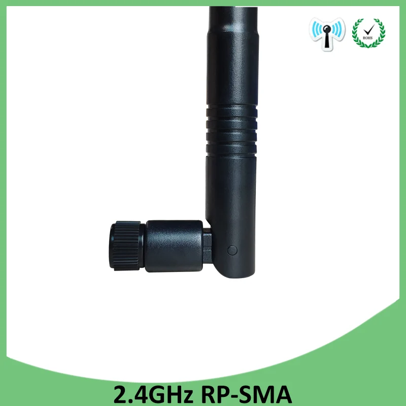 EOTH 5pcs 2.4g antenna 12dbi sma female wlan wifi 2.4ghz antene pbx iot module router tp link signal receiver antena high gain