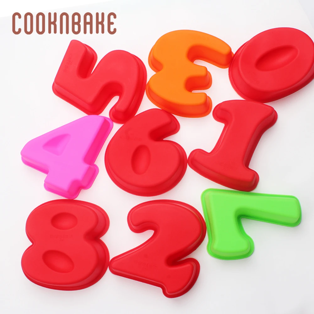Оптовая продажа силиконовые формы для тортов выпечки номер украшения 20 шт. форма