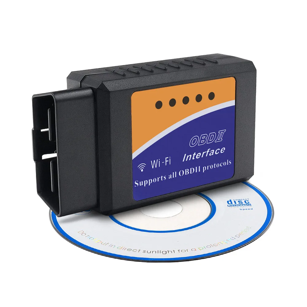Автомобильный диагностический сканер ELM327 V1.5 WIFI OBD2 OBDII считыватель кодов elm 327 WiFi 1 5