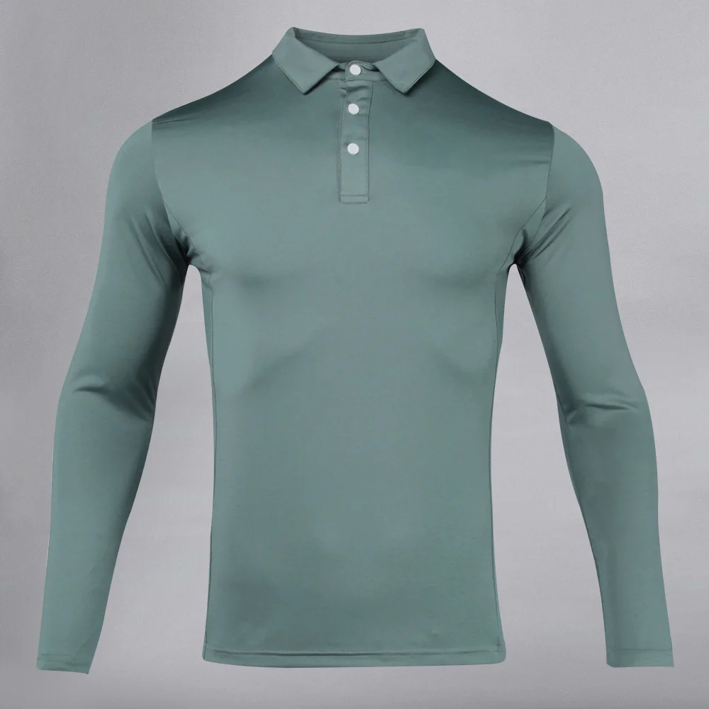 

High Elasticity Compression Quick-Drying Clothes Sports and Leisure Gym Polyester Man's T-Shirt Long Sleeve Tracksuit Fall 2020