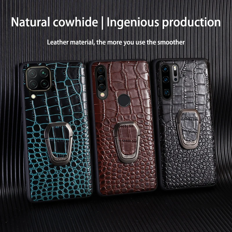 

Leather Phone Case For Huawei P20 P40 P30 lite Mate 30 20 nova 5t For Honor 20 pro 9 10 10i lite 8X 9X Kickstand Bracket Case