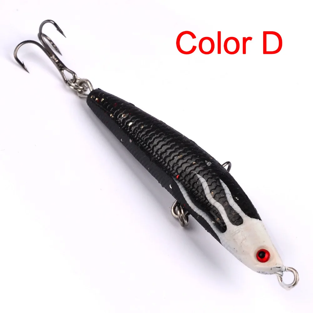10pcs 8cm 18g Pencil Sinking Fishing Lure Weights Bass Tackle Baits Accessories Saltwater Lures Fish Bait Trolling | Спорт и
