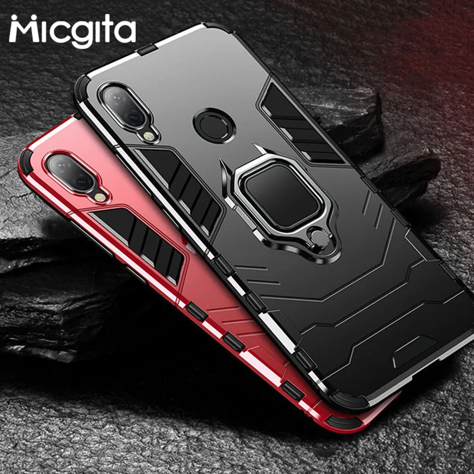Kickstand чехол для Xiaomi Redmi Note 7 5 6 Pro 4X4 Redmi 7A 7 6 Pro 5 Plus Гибридный Силиконовый чехол для Xiaomi Redmi K20 Pro Note 7
