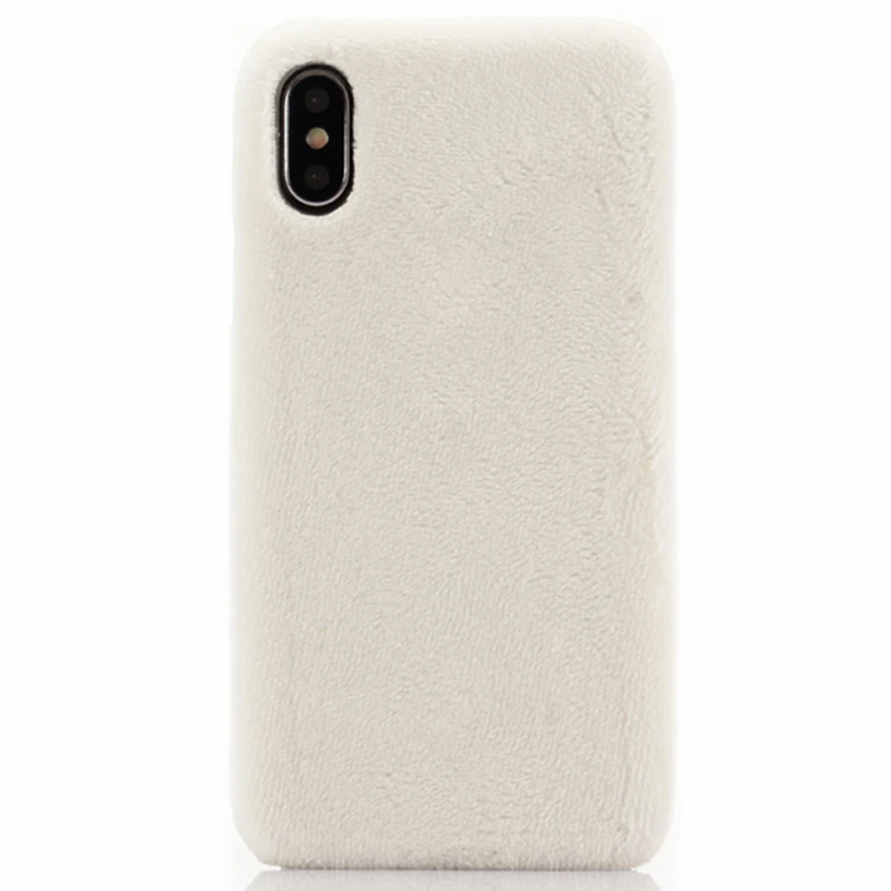 Плюшевый пушистый чехол для телефона для iPhone 11 Pro Max 5 5S SE X XR XS Max Гладкий Мягкий зимний меховой чехол для iPhone 8 7 6 6s Plus чехол s