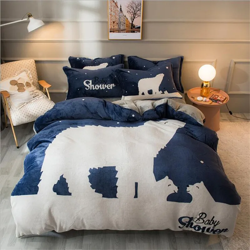 Заводская распродажа Хрустальный бархат четыре штуки Зимний толстый теплый