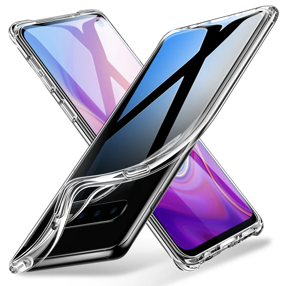 Soft Phone Case for Samsung S10 Clear TPU Back Cover Bumper Casing Galaxy Plus S10E Coque | Мобильные телефоны и