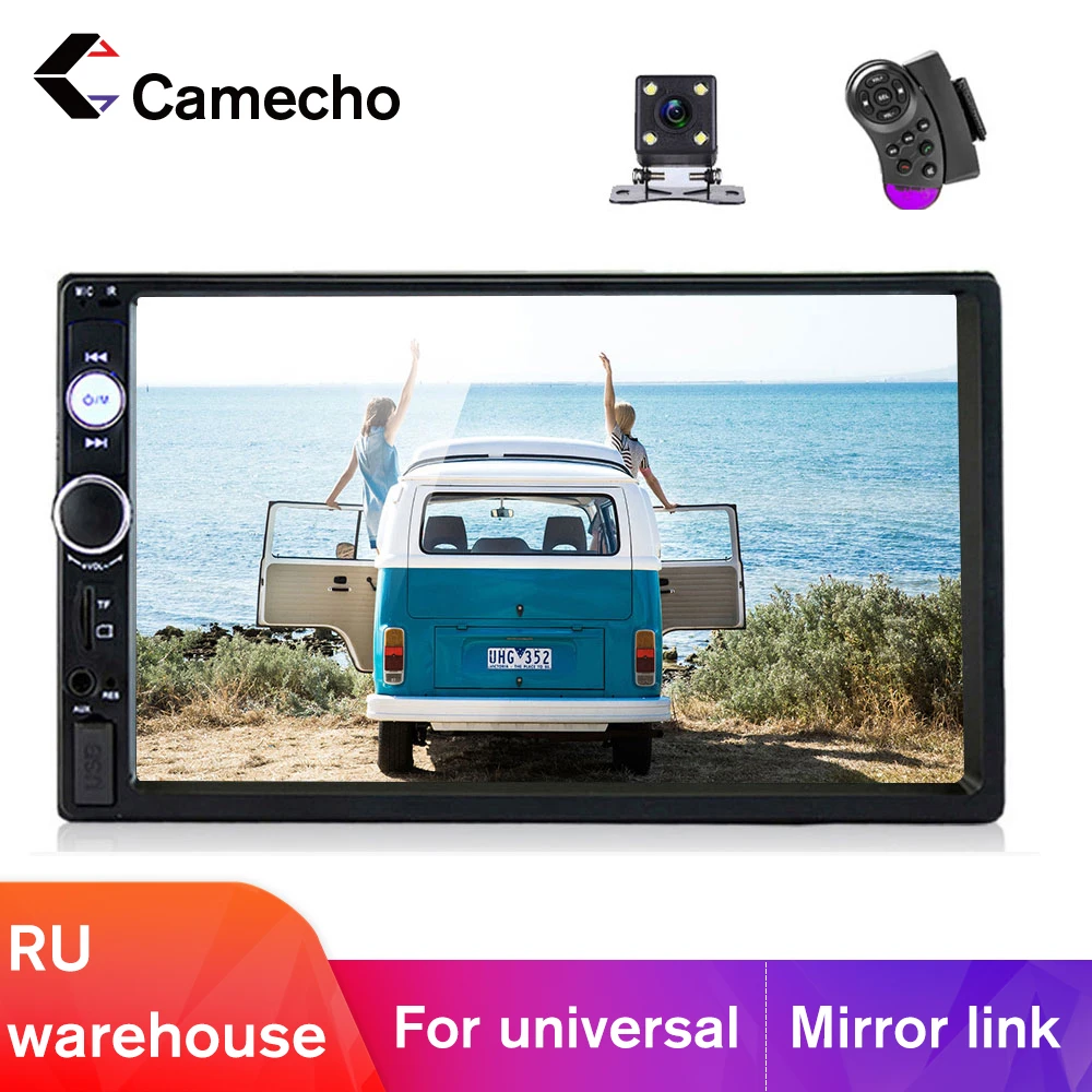 

Camecho 7" Universal 2 din Car Multimedia Player Autoradio 2din Stereo 7" Touch Screen Video MP5 Player Auto Radio Backup Camera