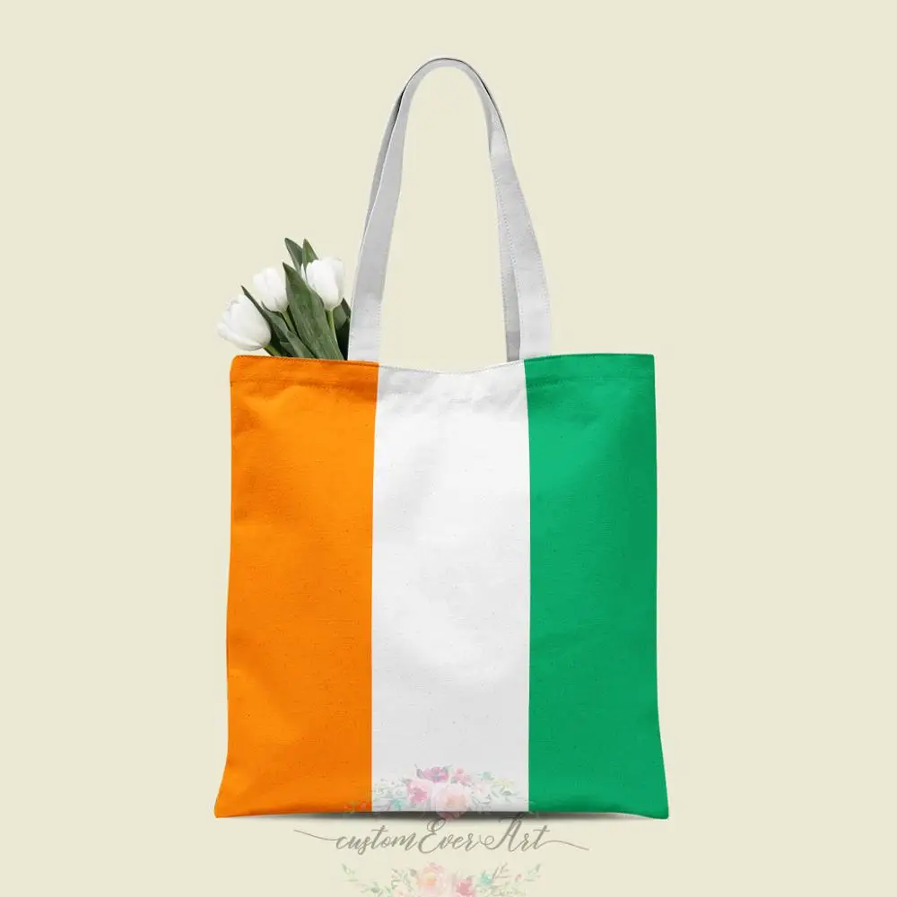 

Cote Divoire tote bag custom canvas tote bags for women for teacher Birthday Bags Gift Bag personalized gifts