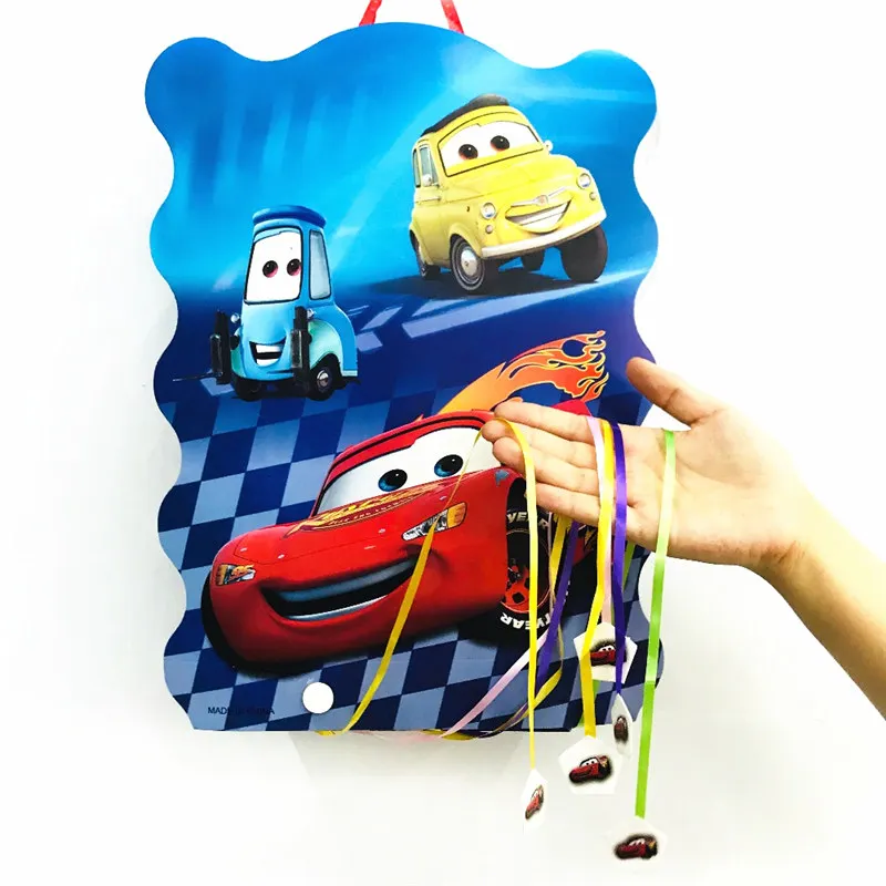 Pinata-1pcs Из мультфильма, популярная яркая детская одежда с рисунком персонажей disney автомобили тема ребенок День рождения украшения набор принадлежности для тематической вечеринки Семья вечерние Baby Shower вечерние поставки - Цвет: Pinata-1pcs
