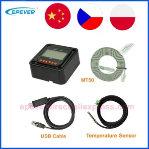 Солнечный контроллер EPSOLAR MT50, пульт дистанционного управления с ЖК-дисплеем, eBox-WIFI-01 eBox