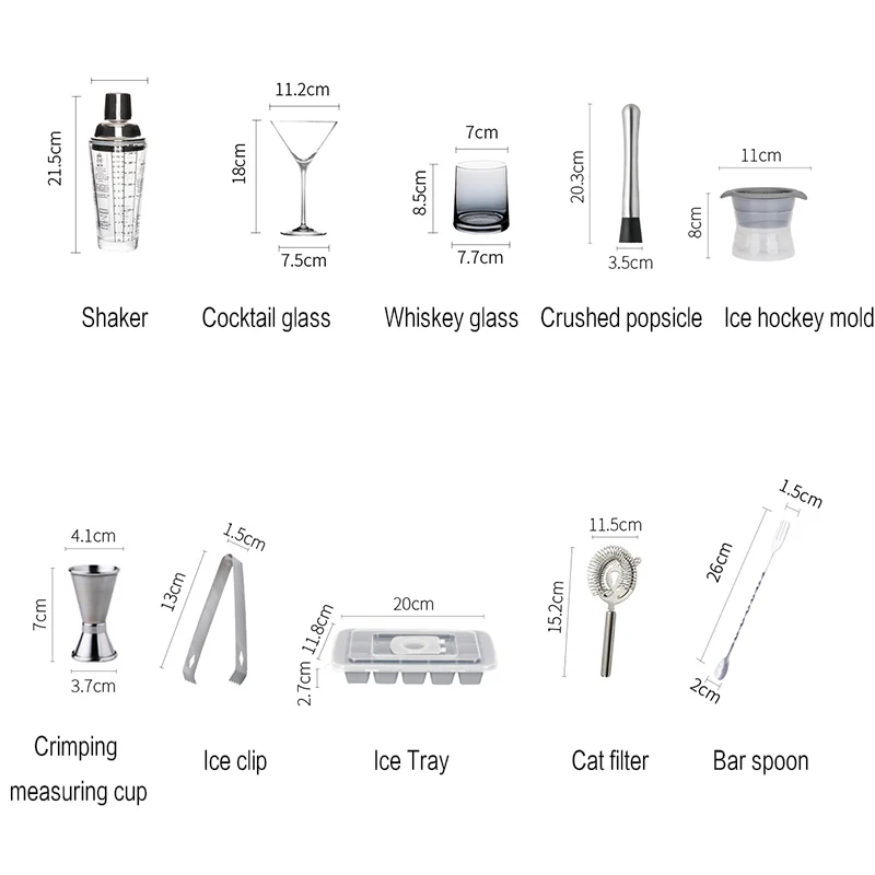 

Glass Shaker White Wine Glass Red Wine Cocktail Shaker Shaker Glass Hand Shake With Scale Bar Counter Bartender Shaker Tool Kit